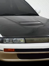 1989-1994 Nissan Silvia S13 Carbon Creations M-1 Sport Hood - 1 Piece                                     - 113637 - Image 2
