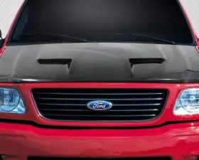 1997-2003 Ford F-150 / F-250 / 1997-2002 Ford Expedition Carbon Creations CVX Version 3 Hood - 1 Piece