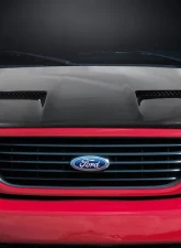 1997-2003 Ford F-150 / F-250 / 1997-2002 Ford Expedition Carbon Creations CVX Version 3 Hood - 1 Piece                                     - 113639 - Image 8