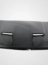 1997-2003 Ford F-150 / F-250 / 1997-2002 Ford Expedition Carbon Creations CVX Version 3 Hood - 1 Piece                                     - 113639 - Image 4