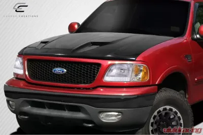 1997-2003 Ford F-150 / F-250 / 1997-2002 Ford Expedition Carbon Creations CVX Version 3 Hood - 1 Piece - 113639