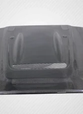1997-2006 Jeep Wrangler Carbon Creations Heat Reduction Hood (fits all models without highline fenders) - 1 Piece                                     - 113640 - Image 3