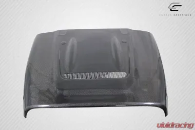 1997-2006 Jeep Wrangler Carbon Creations Heat Reduction Hood (fits all models without highline fenders) - 1 Piece - 113640