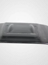 1997-2006 Jeep Wrangler Carbon Creations Heat Reduction Hood (fits all models without highline fenders) - 1 Piece                                     - 113640 - Image 4