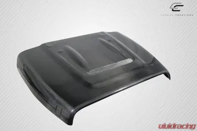 1997-2006 Jeep Wrangler Carbon Creations Heat Reduction Hood (fits all models without highline fenders) - 1 Piece - 113640