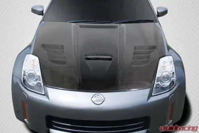 2003-2006 Nissan 350Z Z33 Carbon Creations Vader Hood - 1 Piece - 113641