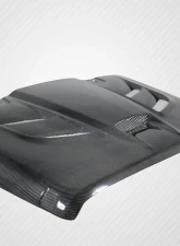 2007-2018 Jeep Wrangler Carbon Creations Viper Look Hood - 1 Piece                                     - 113645 - Image 5