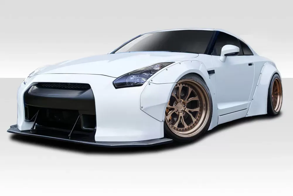 2009-2016 Nissan GT-R R35 Duraflex LBW Wide Body Kit - 8 Piece - 113668