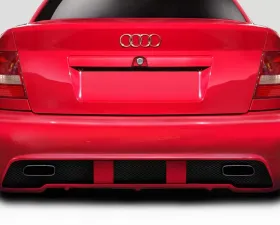 1996-2001 Audi A4 S4 B5 4DR Duraflex Version 1 Rear Bumper - 1 Piece