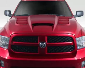 2009-2018 Dodge Ram 1500 Duraflex Viper Look Hood - 1 Piece