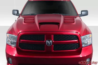 2009-2018 Dodge Ram 1500 Duraflex Viper Look Hood - 1 Piece - 113688