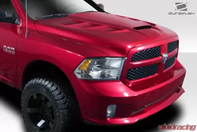 2009-2018 Dodge Ram 1500 Duraflex Viper Look Hood - 1 Piece - 113688