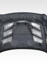 2010-2018 Dodge Ram 2500 Duraflex Viper Look Hood - 1 Piece                                     - 113690 - Image 6
