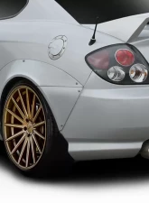 2003-2008 Hyundai Tiburon Duraflex MSR Rear Fender Flares - 2 Piece                                     - 113698 - Image 2
