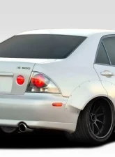 2000-2005 Lexus IS Series IS300 Duraflex RBS Rear Fender Flares - 4 Piece                                     - 113700 - Image 2