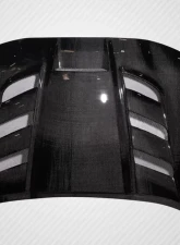 2005-2011 Toyota Tacoma Carbon Creations Viper Hood - 1 Piece                                     - 113718 - Image 3