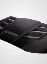 2005-2011 Toyota Tacoma Carbon Creations Viper Hood - 1 Piece                                     - 113718 - Image 6