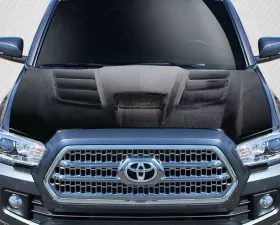 2012-2015 Toyota Tacoma Carbon Creations Viper Hood - 1 Piece