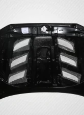 2012-2015 Toyota Tacoma Carbon Creations Viper Hood - 1 Piece                                     - 113720 - Image 2