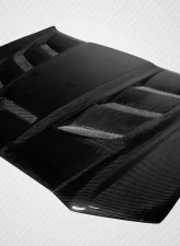 2012-2015 Toyota Tacoma Carbon Creations Viper Hood - 1 Piece                                     - 113720 - Image 6