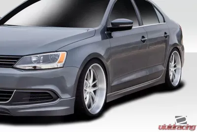 2011-2014 Volkswagen Jetta Duraflex Votex Look Side Skirts - 2 Piece - 113724