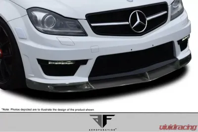 2012-2014 Mercedes C63 W204 Carbon AF-1 Front Spoiler ( CFP ) - 1 Piece - 113756