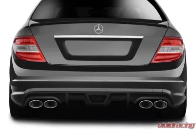 2008-2011 Mercedes C Class W204 / C63 AF-1 Rear Diffuser ( GFK ) - 1 Piece - 113759