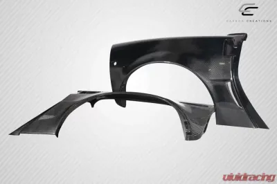 2005-2013 Chevrolet Corvette C6 Carbon Creations ZR1 Look Rear Fenders - 2 Piece - 113784