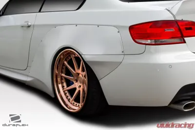 2007-2013 BMW 3 Series E92 2dr E93 Convertible Duraflex Circuit Wide Body Rear Fender Flares - 4 Piece ( fits all models except M3 ) - 113786