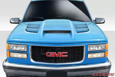 1988-1999 Chevrolet GMC C Series / K Series Pickup 1992-1999 Tahoe Yukon Suburban Duraflex Viper Look Hood - 1 Piece - 113800