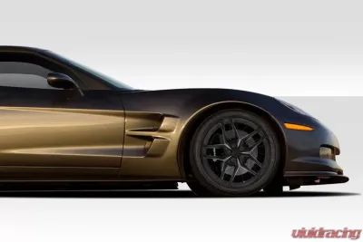 2005-2013 Chevrolet Corvette C6 Duraflex ZR1 Look Front Fenders - 2 Piece - 113811