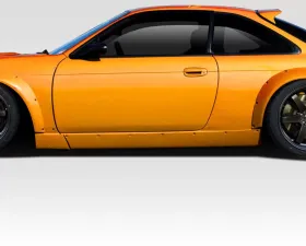 1995-1998 Nissan 240SX S14 Duraflex RBS V2 Wide Body Side Skirts - 2 Piece