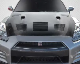 2009-2016 Nissan GT-R R35 Carbon Creations GT2 Hood - 1 Piece