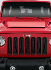 2007-2018 Jeep Wrangler Duraflex Rage Hood - 1 Piece                                     - 113887 - Image 8