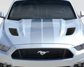 2015-2017 Ford Mustang Duraflex R-Spec Hood Vents - 2 Piece