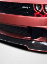 2008-2023 Dodge Challenger Carbon Creations Circuit Front Lip - 1 Piece                                     - 113893 - Image 2
