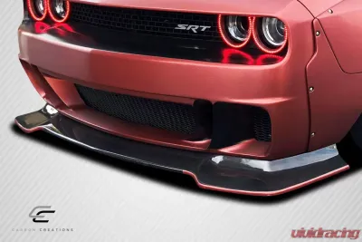 2008-2023 Dodge Challenger Carbon Creations Circuit Front Lip - 1 Piece - 113893