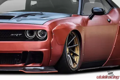 2008-2023 Dodge Challenger Duraflex Circuit Front Fenders - 4 Piece - 113899