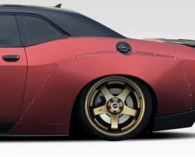 2008-2023 Dodge Challenger Duraflex Circuit Rear Fenders - 4 Piece