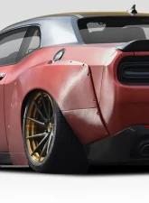 2008-2023 Dodge Challenger Duraflex Circuit Rear Fenders - 4 Piece                                     - 113900 - Image 2