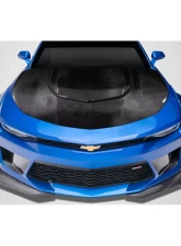 2016-2021 Chevrolet Camaro Carbon Creations ZL1 Look Hood - 1 Piece                                     - 113911 - Image 8