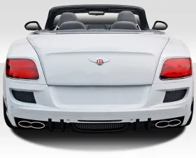 2012-2017 Bentley Continental GT Duraflex Eros Version 1 Rear Bumper - 1 Piece