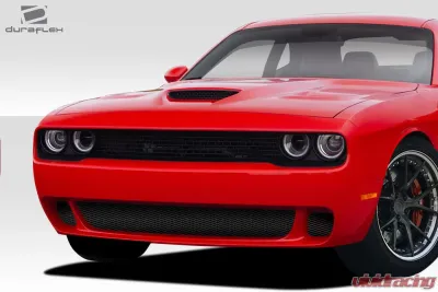 2015-2023 Dodge Challenger Duraflex Hellcat Look Front Bumper - 1 Piece - 113983