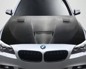 2011-2016 BMW 5 Series F10 4DR Carbon Creations DriTech Craze Hood - 1 Piece