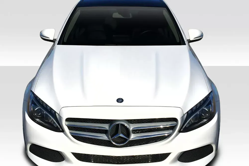 2015-2021 Mercedes C Class W205 Duraflex C63 Look Hood - 1 Piece - 114007