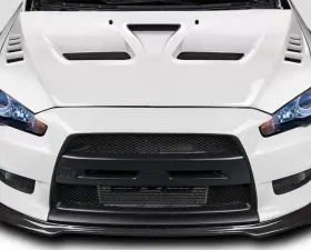 2008-2017 Mitsubishi Lancer / Lancer Evolution 10 Lancer Duraflex Race Hood - 1 Piece