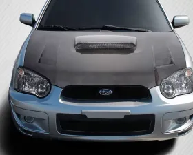 2004-2005 Subaru Impreza WRX STI Carbon Creations DriTech TS-1 Hood - 1 Piece