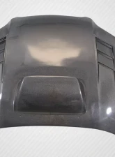 2004-2005 Subaru Impreza WRX STI Carbon Creations DriTech TS-1 Hood - 1 Piece                                     - 114019 - Image 2