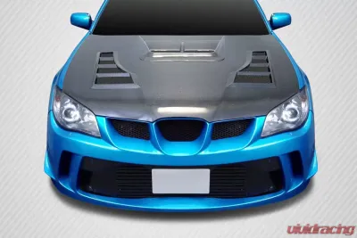 2006-2007 Subaru Impreza WRX STI Carbon Creations DriTech TS-1 Hood - 1 Piece - 114021