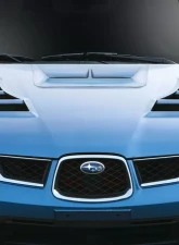 2006-2007 Subaru Impreza WRX STI Duraflex TS-1 Hood - 1 Piece                                     - 114022 - Image 2